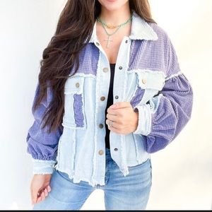 Oli &Hali Jacket / Shacket size small oversized, absolutely adorable new w/o Tag